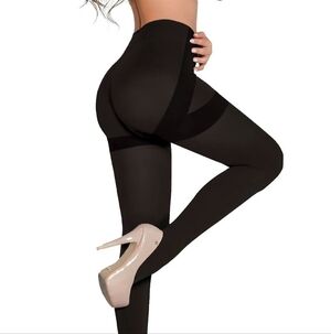 Stagmi Push-Up Perfect Support Colombian Black Shaper Pantyhose Stocking NEW!